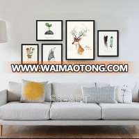 Wall Pictures For Living Room Wall Art Canvas Painting Deer Posters And Prints Nordic Decoration